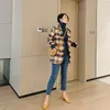 Frauen Mischungen Frauen plaid Woll Blazer Tweed Schwere Winterjacken Grabenmäntel Regenmantel Überlader koreanische Mode Kleidung Za OEM Anzüge 221123