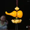 Schl￼sselanh￤nger Chinesische Lucy Mythische Tierauto R￼ckspiegel H￤ngende Ornament Dekoration K￼rbis Innenschmuck Anh￤nger