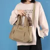 Borse da sera 2022 Messaggio Simple Girls Women Tracolla alla moda Multifunzione Borsa a tracolla Tasche grandi Scuola per il tempo libero