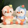 3565Cm Suave Pingüino Abrazos Lindo Relleno Cosplay Pingüino Animal Juguete Fruta Muñeca Almohada ldren Niñas Kawaii regalo J220729