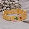 Bracciali Braccialetti di lusso Dubai color oro per donne Ragazze African Bridal Luck Wedding Bijoux Comorien Jewelry
