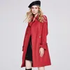 Autumn Womens Trench Coats Designer Luxo Mulheres Windbreaker Casaco de impressão de letra de impressão de cinto solto Casual Casual Casual Casaco E1586