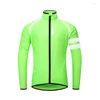 Racing Jacken Wasserdichte Windjacke Männer Mantel Mit Tasche Elastische Schnitt Wind Fahrrad Radfahren Lose Windschutz Jacke Reflektierende Kleidung Thermal