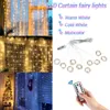 Christmas Decorations Lights Curtain Garland Merry For Home Ornaments Xmas Gifts Navidad Year Decor 221123