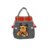 Decorazioni natalizie Decorazioni natalizie Borsa regalo in peluche Eva Caramella portatile Mela Pupazzo di neve Alce Stile Babbo Natale Dessert per bambini Decora Dh3Dq