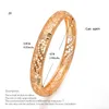 Bangle 1Pcs Women High Quality Gold Copper Colour Cuff Bangles Bracelet Fashion Bracelets For Jewelry Wholesale
