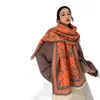 Craquins de luxe Doublesided Scarf Femmes Hiver Cachemire chaud Châle imprimé Soft Thin Blanket Holiday Gift31131284806754