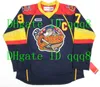 College Hockey Wears OHL ERIE OTTERS Jersey 12 ALEX DeBRINCAT 97 CONNOR McDAVID 17 Taylor Raddysh 19 DYLAN STROME 44 TRAVIS DERMOTT Custom Hockey Jerseys