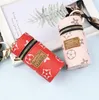 Designer Letter Printing Keychain Wallet Keyring Fashion Purse Pendant Car Chain Charm Bucket Bag Flower Mini Coin Holder Keychain260T