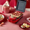 Broodmakers 220V anti-stick elektrische wafel maker huishouden sandwich bakmachine voor huis ontbijt cake