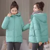 Femmes Down Parkas Veste D'hiver Femmes Manteau À Manches Longues À Capuche s Femme Chaud Coton Rembourré Parka Outwear XXXL 221124