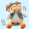 Talking Duck Electric Cuddle Singing 120 Songs Dancing Duck Recording Lär dig att tala Plush Ander Cuddle J220729