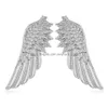 Broches Broches Retro Angel Wings Broches Mens Badge Broche Pin Serpent Revers Médaille Femmes Col De Chemise Vêtements Accessoires Drop Deliv Dhg5T