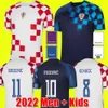 2022 Croacia Dünya Kupası Futbol Formaları Hırvatistan Milli Takımı Modric Kovacic Mandzukic Perisic Kalinik Brekalo 22 23 Croazia Futbol Gömlek Kramarik Erkekler Çocuk Jersey