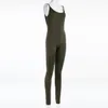 Combinaisons pour femmes Barboteuses Femmes Combinaison Sexy Sans Manches Dos Nu Oneck Moulante Slim Barboteuse Body Bretelles Skinny Vêtements De Sport Maison Vêtements De Sport En Plein Air 221123