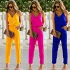 Kobiety Jumpsuits Rompers Women Summer Streetwear Spaghetti Strap Beach Casual Sleveless V Neck Kobieta 221123