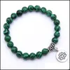 Bracelet pendentif lotus perlé pour femmes Glamour Bijoux créatifs Cadeaux pour la famille et les amis Bracelets de livraison directe Dhgarden Dhawh