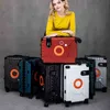 Trolley case voor mannen en vrouwen inch ultrasilent bagage net rood wachtwoord reizen boarding koffer J220707