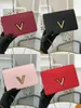 2022 Hot New Fashion Women 's Leather Bags V Lock Flip Chain Twist Should Ladies Messenger와 상자