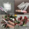 Emballage cadeau Emballage cadeau 500Pcs / 1000Pcs Rose Bud Protection Net Er Cosmetic Brush Mesh Bag Extended Floraison Plastic Packagi Mylarbagsho Dh6Oi