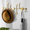 Clothing Storage Nordic Light Luxury Clothes Hat Rack Wall No Hole Porch Hanging Hanger Gold Creative Multi-function Bedroom