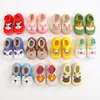 First Walkers Unisex Baby Shoes Toddler Boy Soft Sole Rubber Outdoor Cute Animal Booties Antislip 221124