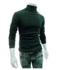 Männer Pullover Mode Einfarbig Langarm Rollkragen in Pullover Gestrickte Jersey Hombre Cuello 221124