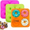 4 Holes Cake Mold 3D Silicone Donut Molds Non Stick Bagel Pan Pastry Chocolate Muffins Donuts Maker Kitchen Accessories Tool FY2674 SS1129