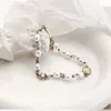 Neues Design Brass Armband Kette Perlenband Blume DG Buchstabe Bracelet Damen Vielseitig Mode Armband Designer Schmuck 1G1
