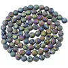 Löst ädelstenar 12mm Rainbow Round Druzy Agate Pärlor 8mm Dursy Organic Gemstone Spherical Energy Stone Healing Power For Smyckes Bra DHS7L