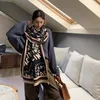 Craquins de luxe Doublesided Scarf Femmes Hiver Cachemire chaud Châle imprimé Soft Thin Blanket Holiday Gift31131284806754