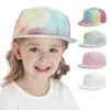 Boina boina chapéu de verão garotas meninos de moda sola de moda tie de tinta snapback bapão de beisebol infantil chapéu de caça