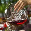 Hip Flasks 1000ml European Handmade Crystal Glass Large Red Wine Quick Decanter Wine Household Wine Dispenser Pot Set 221124