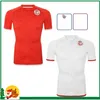 2022 Tunus futbol formaları Maillot de Foot 22 23 Ana Sayfa Kırmızı #7 Msakni #10 Khazri Gömlek Uzak Beyaz Khalifa Sassi Maaloul Tunus Futbol Üniforması