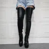 Boots 2022 Women's Spring And Autumn Over The Knee Fashion Round Toe With Platform Boot Side Zipper Thin High Heel Long