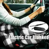 Blankets 60 100cm Lattice Energy Saving Warm 12v Car Heating Blanket Portable Autumn And Winter Electric Accessories