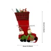 Christmas Decorations Christmas Decorations 2022 Year Stocking Socks Xmas Gift Candy Bag For Home Tree Hanging Ornaments Navidad Dro Dh21P