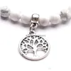 Perles Pendentif Bracelet Hommes Et Femmes Pierre Volcanique Pin Blanc Personnalité Arbre De Vie Signification Poignet Bijoux Drop Delivery Bracelet Dhspr