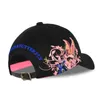 Casquettes de baseball Casquette de baseball de haute qualité Casquette papillons et fleurs broderie coton chapeaux décontractés mode snapback pour les femmes