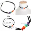 Chokers 7 Chakra Stone Choker Energy Healing Crystal Yoga Chokers ketting handgemaakte mtilayer armband sieraden kettingen voor vrouwen gi dhyvi