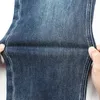 Jeans da uomo autunno larghi e invernali casual classici pantaloni in denim blu tendenza coreana maschio elasticizzato 221123
