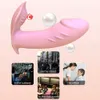 Vibratori Telecomando senza fili Indossare Jumping Egg Femmina Plug in Strong Shock Mute Sex Toy Dispositivo per adulti g Spot Clitoris Vibratore Remot 1115