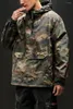 Vestes pour hommes 2022 Grand manteau de camouflage double face pour hommes Veste à capuche à la mode