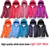 Womens Down Parkas Lightweight Padded Jackets Spring Hooded Ultralight Quilted Coat for Warm Winter Coats Light puffer 221124