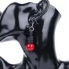 Dangle Earrings YD&YDBZ Big Red Pearl Hanging For Women Hyperbole Black Rubber Rope Long Drop Earring Jewelry Accessories Party