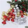 Juldekorationer Juldekorationer 5st Candy Shape Pendant Hanging Ornament Sparkling Plast Tree Ornament Party Prop Fo Dhzrl