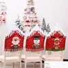 Juldekorationer Juldekorationer ￥r 2022 Santa Claus Hat Chair Er f￶r hembord Ornament Navidad Noel Xmas GiftsChris DH5ZF