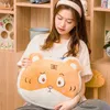 1Pc Ins Sweet Animal Pig Tiger Dog Rabbit Pillow Plush Toys Cartoon Soft Fluffy Animals Stuffed Doll Baby Pillow Cute Gift J220729