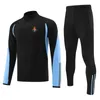 Real Valladolid Herren-Trainingsanzüge, Herbst, Kinder, Outdoor, halblanger Reißverschluss, langärmelig, Trainingsanzug, Jogging, Sport, Freizeit, Langarmshirt