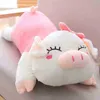 70cm90cm110 cm kawaii roze piggy plush kussens zachte cartoon varkens gevulde popbank bed kussen speelgoedgroottjes beste geschenken j220729